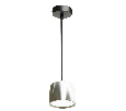 Светильник потолочный Feron Barrel HL4588 ARIA  levitation 12W, 230V, GX53, серебро + черный, на подвесе 1,7 м