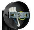 Светильник  настенный Feron HL4580 ARIA 12W, 230V,GX53, черный IP20