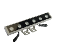 LL-893 Светодиодный линейный прожектор для подсветки стен, синий, 250*40*25mm, 6W DC24V, IP65