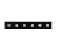 LL-893 Светодиодный линейный прожектор для подсветки стен, красный, 250*40*25mm, 6W DC24V, IP65