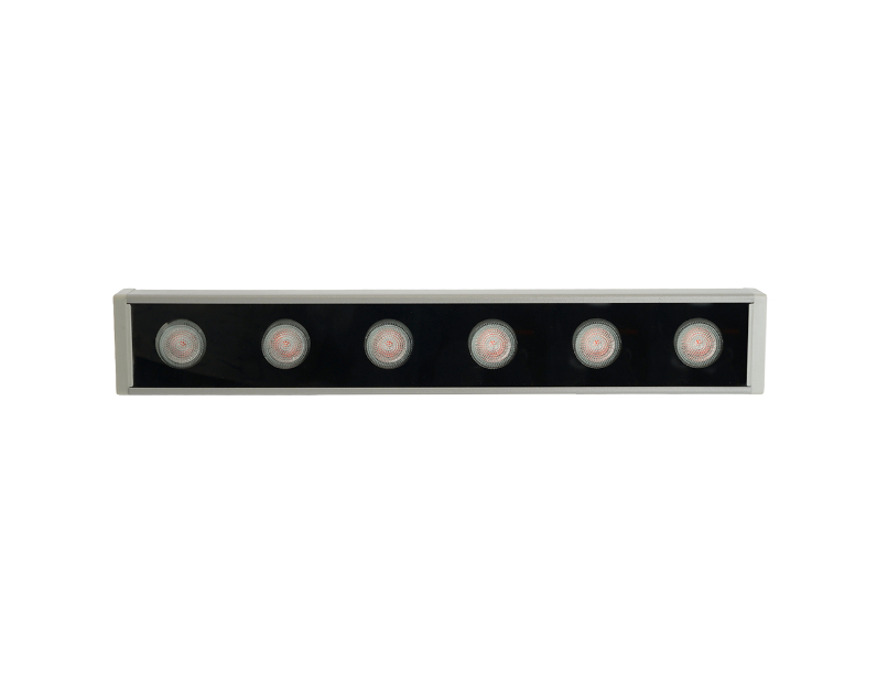 LL-893 Светодиодный линейный прожектор для подсветки стен, красный, 250*40*25mm, 6W DC24V, IP65