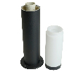 Светильник садово-парковый Feron DH042-450, Техно столб, 18W E27 230V, черный