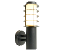 Светильник садово-парковый Feron DH046-B, Техно на стену, 18W E27 230V, черный
