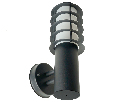 Светильник садово-парковый Feron DH046-B, Техно на стену, 18W E27 230V, черный