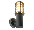 Светильник садово-парковый Feron DH046-B, Техно на стену, 18W E27 230V, черный