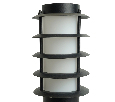 Светильник садово-парковый Feron DH046-B, Техно на стену, 18W E27 230V, черный