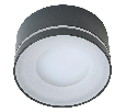 Светильник потолочный Feron HL457 12W, 230V, GX53, черный