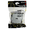 Розетка HDMI 2.1, Type A (механизм), STEKKER GLS00-7118-03, серия Катрин, серебро