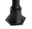Светильник садово-парковый Feron PL746 столб 60W E27 230V, черный