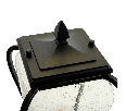 Светильник садово-парковый Feron PL746 столб 60W E27 230V, черный