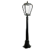 Светильник садово-парковый Feron PL746 столб 60W E27 230V, черный