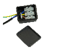 Светильник садово-парковый Feron PL744  на постамент 60W 230V E27, черный