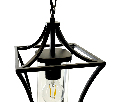 Светильник садово-парковый Feron PL735 на цепочке 60W E27 230V, черный