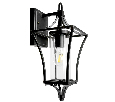 Светильник садово-парковый Feron PL731 на стену вниз  60W E27 230V, черный