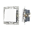 Механизм выключателя одноклавишный проходной SWT-MKP1-PL-WH (250V, 16A) (Arlight, -)