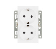 Механизм электрической розетки SCT-MEUD-PL-WH (250V, 16A) (Arlight, -)