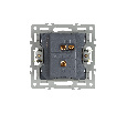 Механизм выключателя одноклавишный проходной SWT-MKP1-PL-BK (250V, 16A) (Arlight, -)