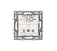 Механизм розетки с USB зарядкой SCT-MUAA-PL-BK (250V, 16A) (Arlight, -)