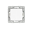 Механизм выключателя двухклавишный проходной SWT-MKP2-PL-WH (250V, 16A) (Arlight, -)