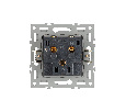 Механизм розетки влагозащищённый SCT-MCP-PL-BK (250V, 16A) (Arlight, -)