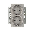 Механизм электрической розетки SCT-MEUD-PL-GR (250V, 16A) (Arlight, -)