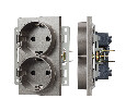 Механизм электрической розетки SCT-MEUD-PL-GR (250V, 16A) (Arlight, -)