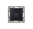 Механизм компьютерной розетки SCT-MPC1-PL-BK (RJ-45, CAT6) (Arlight, -)