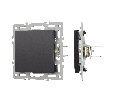 Заглушка для розетки SCT-MGG-PL-BK (Arlight, -)