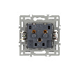 Механизм электрической розетки SCT-MEU1-PL-WH (250V, 16A) (Arlight, -)