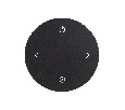INTELLIGENT ARLIGHT Пульт SMART-801-22-1G-DIM Black (3V, Magnet, 2.4G) (IARL, IP20 Пластик, 5 лет)