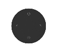 INTELLIGENT ARLIGHT Пульт SMART-801-22-1G-DIM Black (3V, Magnet, 2.4G) (IARL, IP20 Пластик, 5 лет)