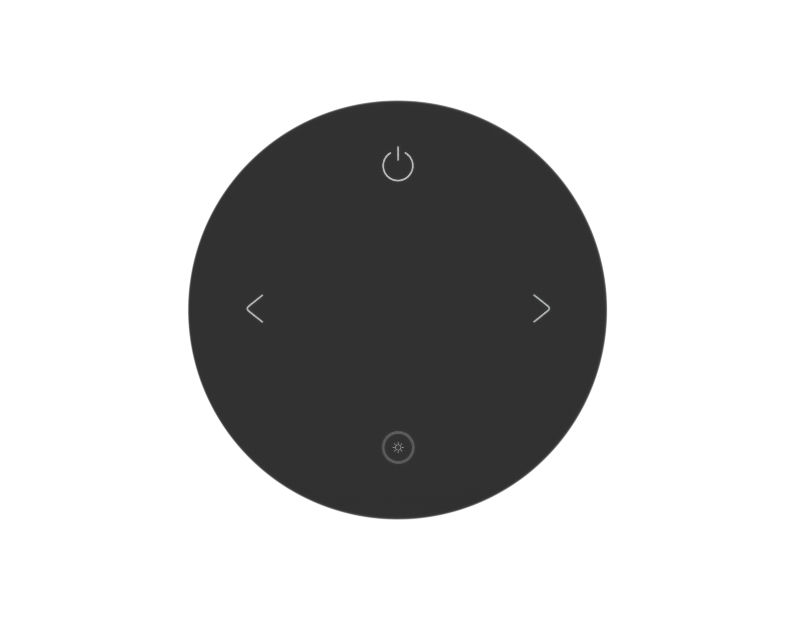 INTELLIGENT ARLIGHT Пульт SMART-801-22-1G-DIM Black (3V, Magnet, 2.4G) (IARL, IP20 Пластик, 5 лет)
