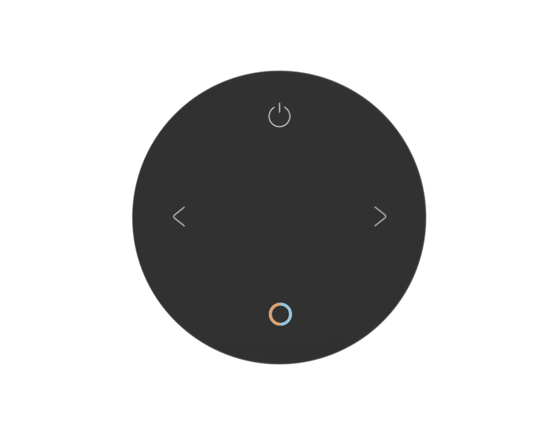 INTELLIGENT ARLIGHT Пульт SMART-801-22-1G-MIX Black (3V, Magnet, 2.4G) (IARL, IP20 Пластик, 5 лет)