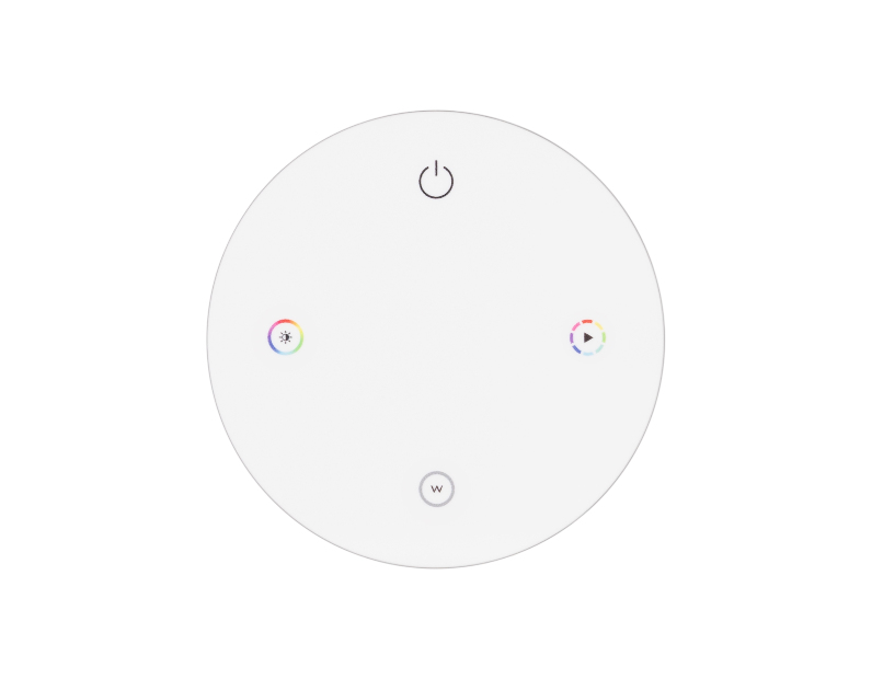 INTELLIGENT ARLIGHT Пульт SMART-801-22-1G-RGBW White (3V, Magnet, 2.4G) (IARL, IP20 Пластик, 5 лет)