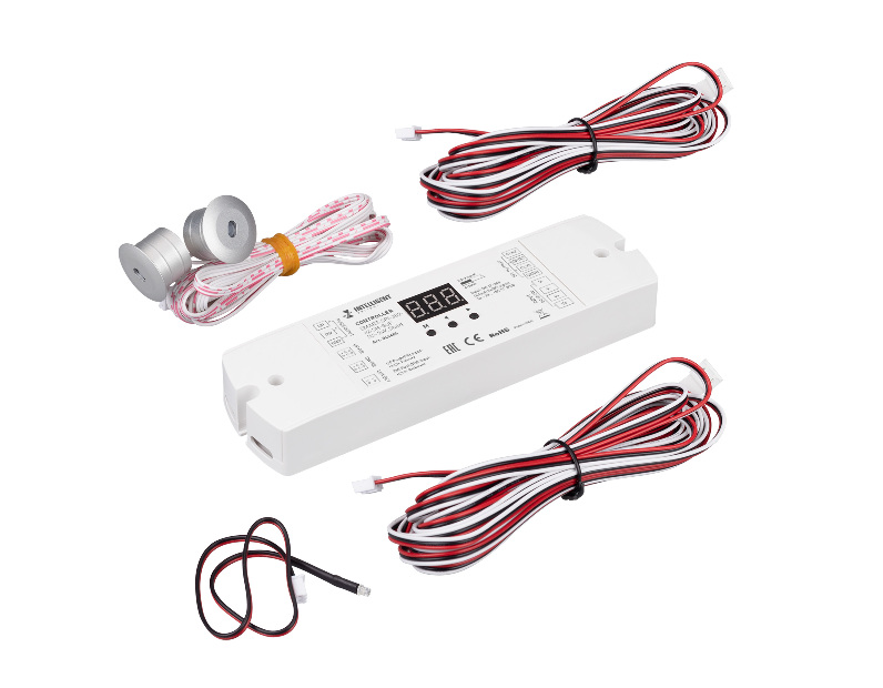 INTELLIGENT ARLIGHT Контроллер лестничный SMART-SPI-302-62-SH-SUF (12-24V, Stair) (IARL, IP20 Пластик, 5 лет)