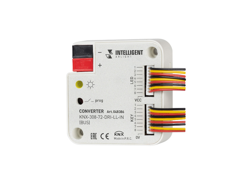 INTELLIGENT ARLIGHT Конвертер KNX-308-72-DRI-LL-IN (BUS) (IARL, IP20 Пластик, 2 года)