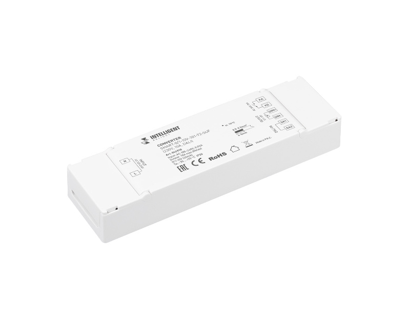 INTELLIGENT ARLIGHT Конвертер SMART-0/1-10V-301-72-SUF (230V, 10A, DALI) (IARL, IP20 Пластик, 5 лет)