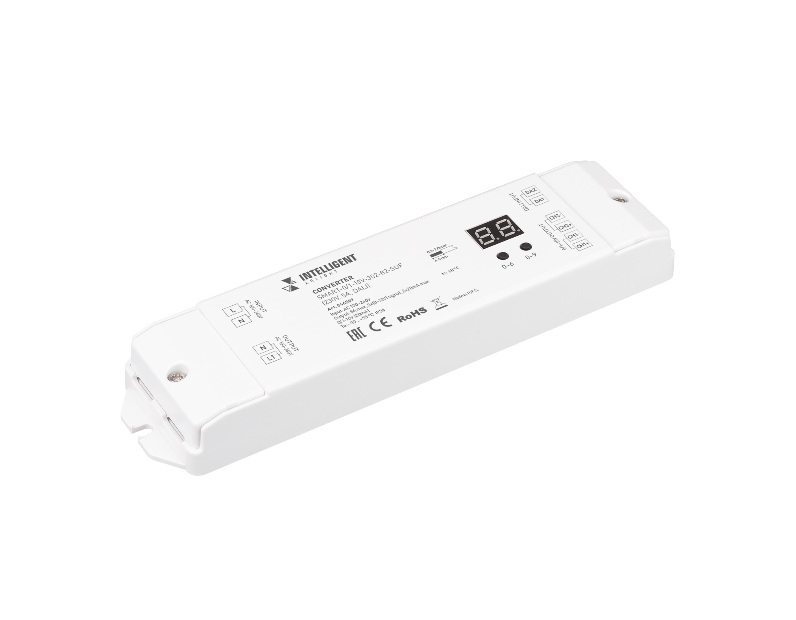 INTELLIGENT ARLIGHT Конвертер SMART-0/1-10V-302-82-SUF (230V, 5A, DALI) (IARL, IP20 Пластик, 5 лет)
