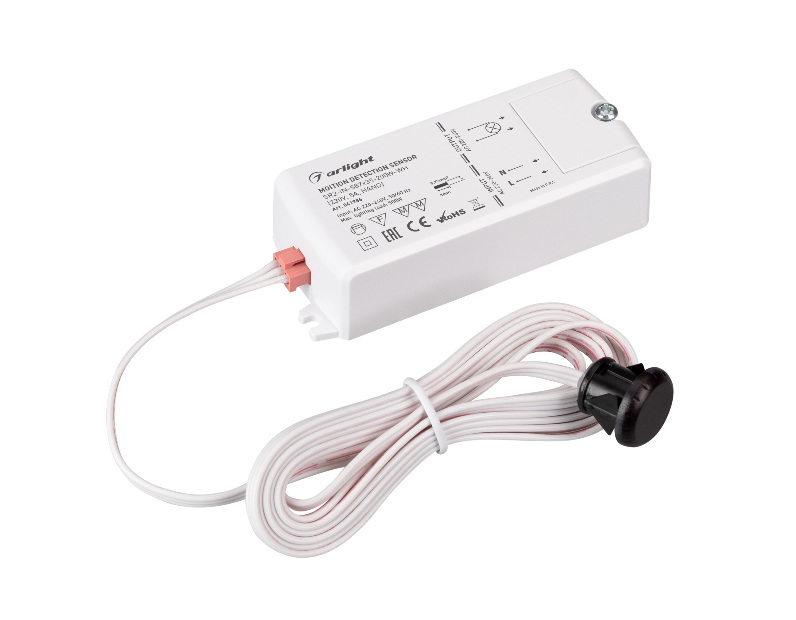 ИК-датчик SR2-IN-S87x35-200W-WH (230V, 5A, HAND) (Arlight, IP20 Пластик, 5 лет)