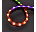 Грейзер DMX THOR-3D-F24-25x27mm 24V RGB (17 W/m, IP65, 1m, wire x2) (Arlight, Силикон)