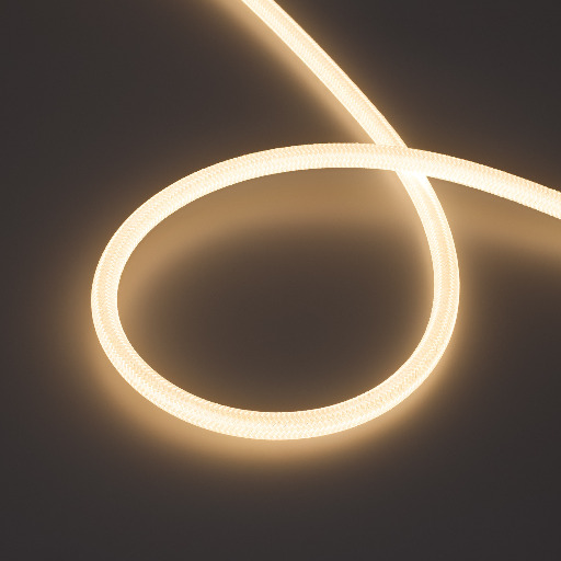 Лента герметичная MOONLIGHT-COTTON-TOP-S-M560-D13xmm 24V Warm3000 (11 W/m, IP65, 5m, wire x1) (Arlight, Вывод прямой, 3 года) 048141