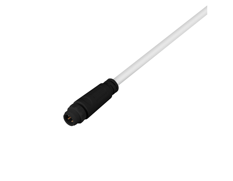Коннектор питания MOONLIGHT-SPI/DMX-CON-POWER-MALE-BLK (Arlight, IP67 Пластик, 3 года)