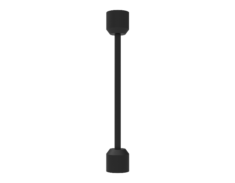 Коннектор жесткий с питанием ART-APRIORI-CON-ROD-A-L260-POWER (BK, вертикальный) (Arlight, IP20 Металл, 3 года)