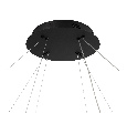 Подвес с питанием ART-APRIORI-CANOPY-HANG-8A-L5000-POWER (BK) (Arlight, IP20 Металл, 3 года)