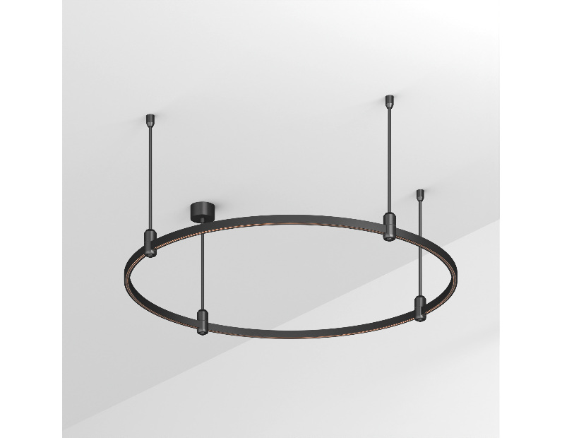 Трек ART-APRIORI-ROUND-ROD-400-R1000 (BK) (Arlight, IP20 Металл, 3 года)