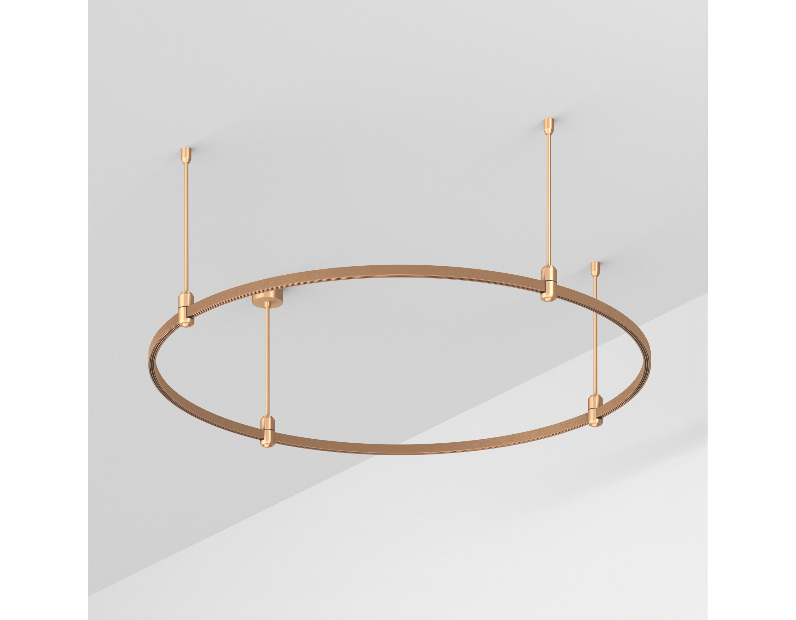 Трек ART-APRIORI-ROUND-ROD-400-R1200 (GD) (Arlight, IP20 Металл, 3 года)
