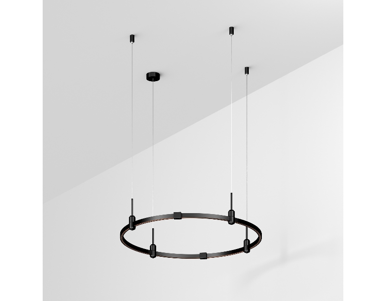 Трек ART-APRIORI-ROUND-HANG-R800 (BK) (Arlight, IP20 Металл, 3 года)