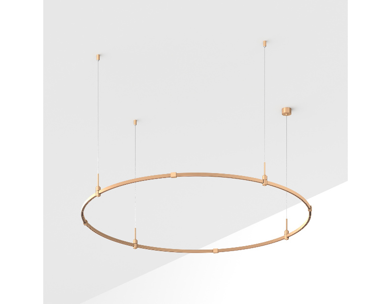 Трек ART-APRIORI-ROUND-HANG-R1800 (GD) (Arlight, IP20 Металл, 3 года)