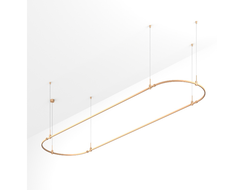 Трек ART-APRIORI-OVAL-HANG-4000x1000 (GD) (Arlight, IP20 Металл, 3 года)