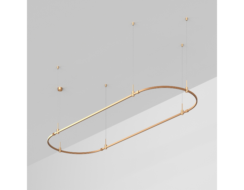 Трек ART-APRIORI-OVAL-HANG-3000x1000 (GD) (Arlight, IP20 Металл, 3 года)